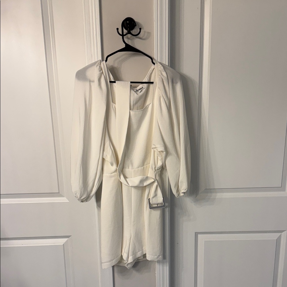 Express Cream Jumpsuit